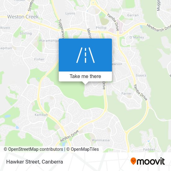 Hawker Street map