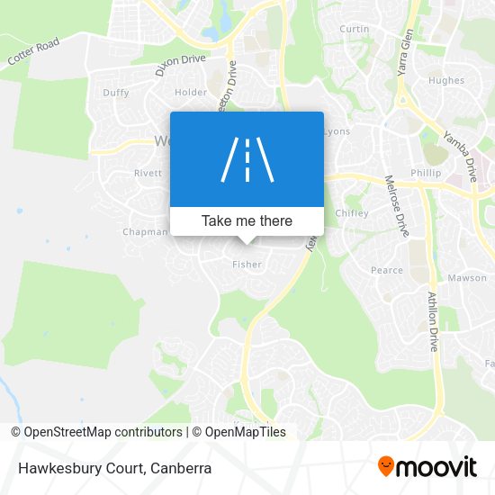 Hawkesbury Court map