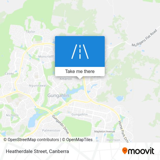 Heatherdale Street map