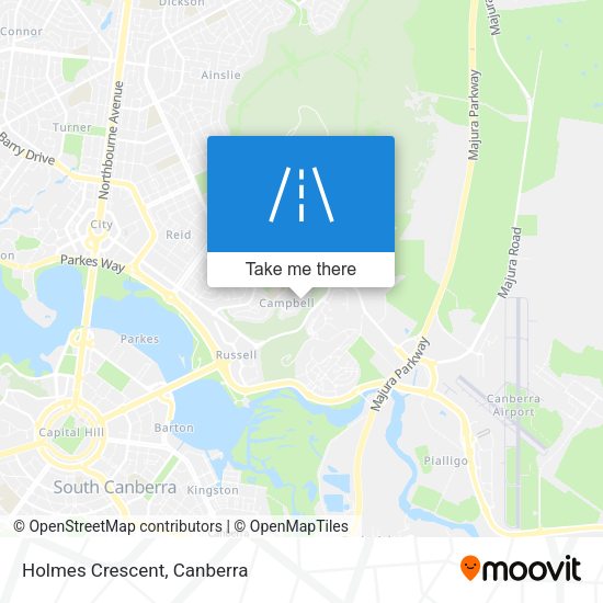 Holmes Crescent map