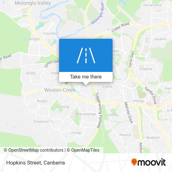 Hopkins Street map