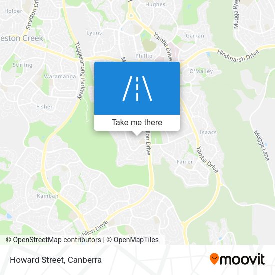 Howard Street map