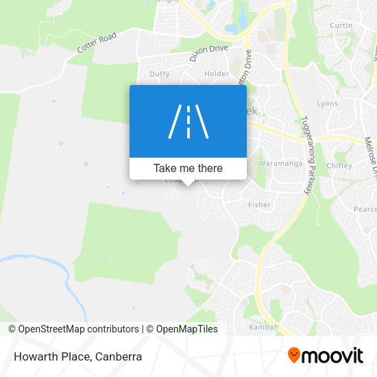 Howarth Place map