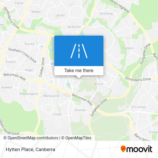 Hytten Place map