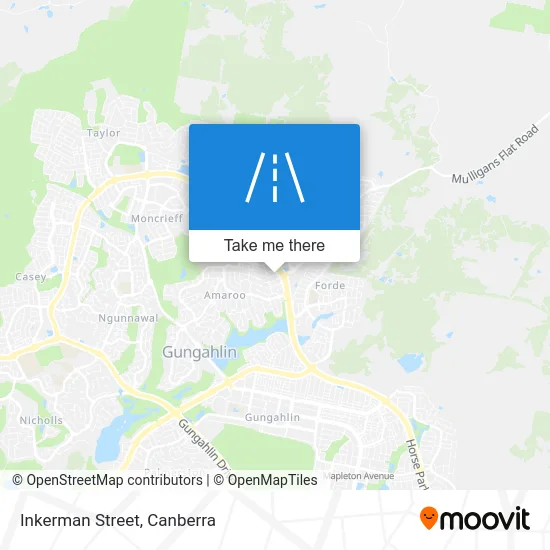 Mapa Inkerman Street