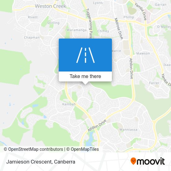 Jamieson Crescent map