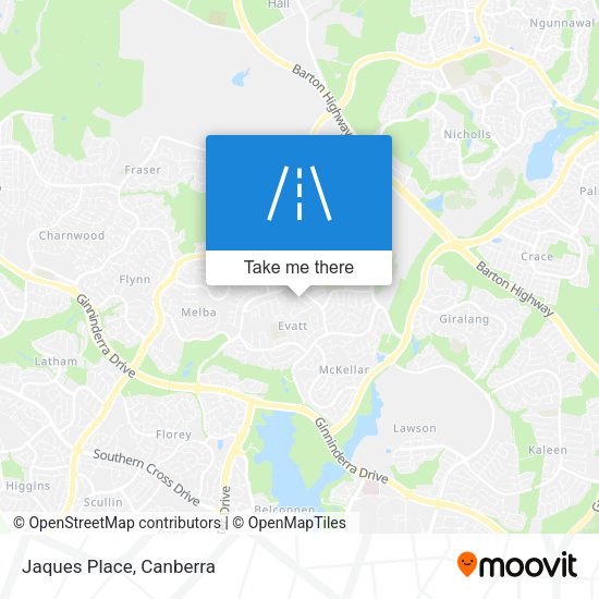 Jaques Place map