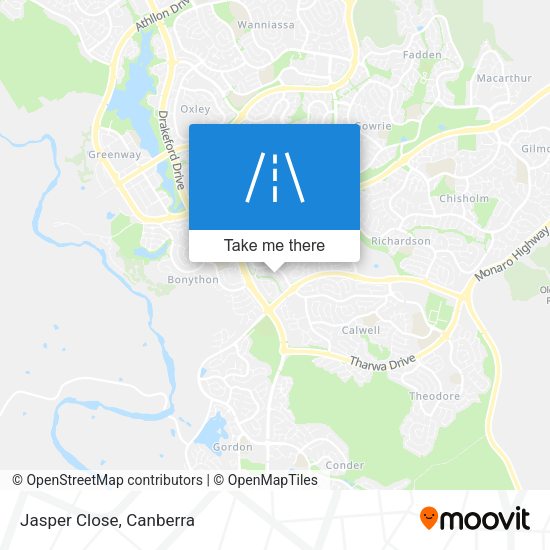Jasper Close map