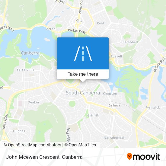 John Mcewen Crescent map