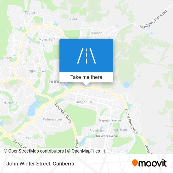 John Winter Street map