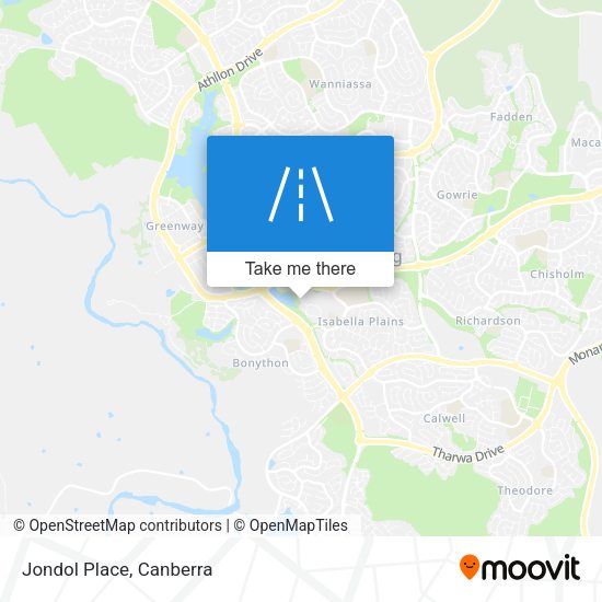 Jondol Place map