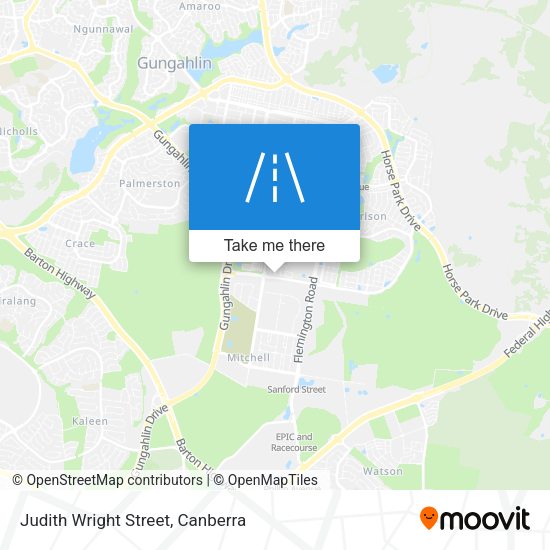 Judith Wright Street map