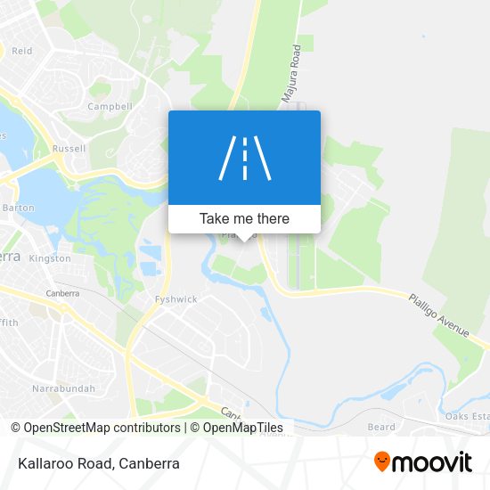 Kallaroo Road map