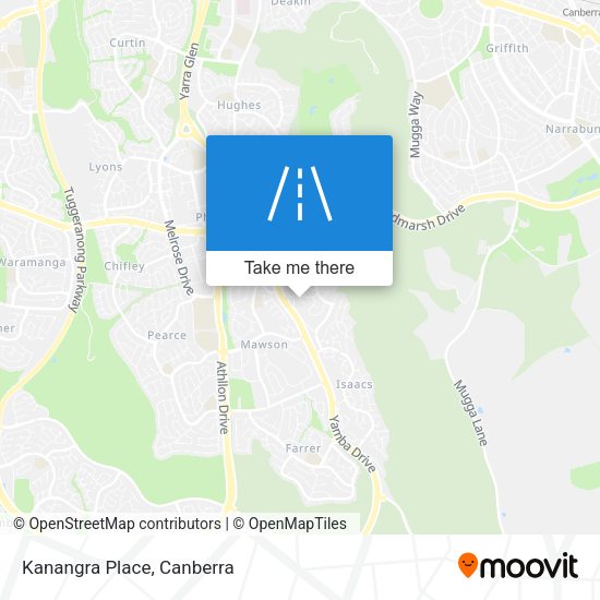 Kanangra Place map