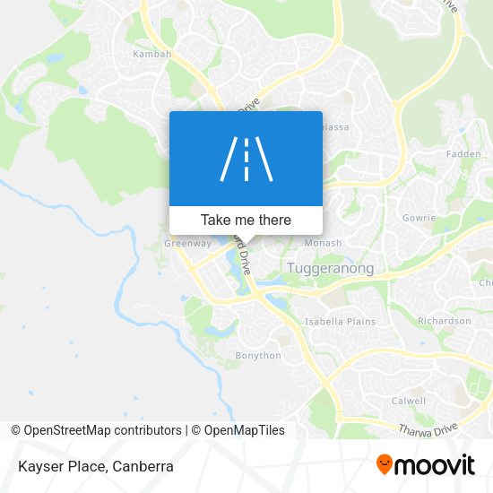 Kayser Place map