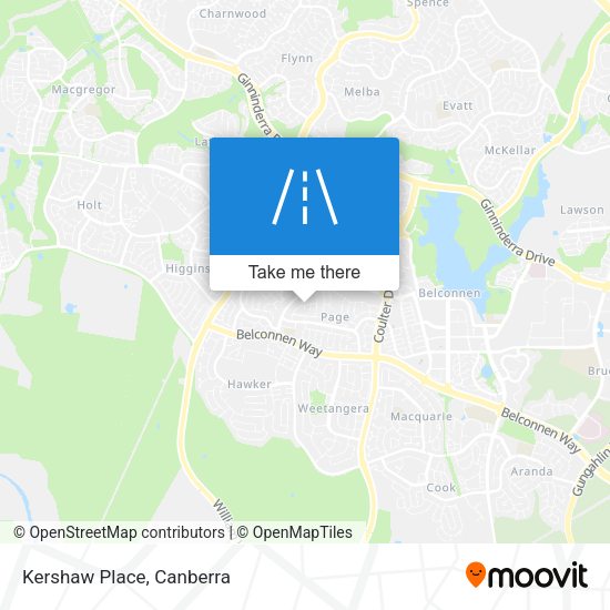 Kershaw Place map