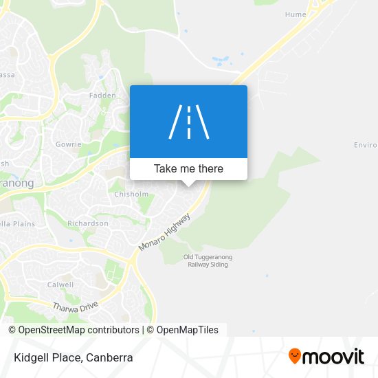Kidgell Place map