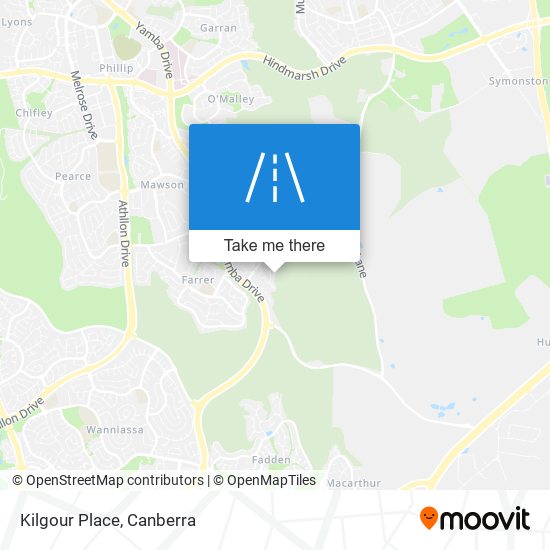 Kilgour Place map