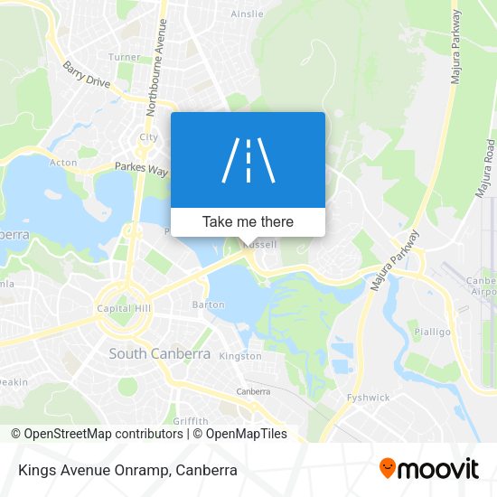 Kings Avenue Onramp map