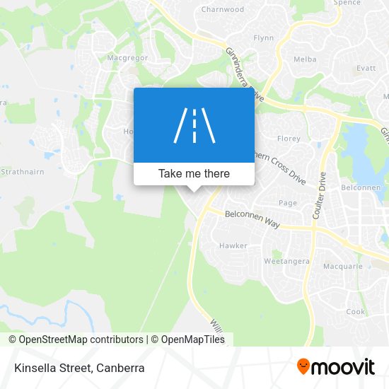 Kinsella Street map