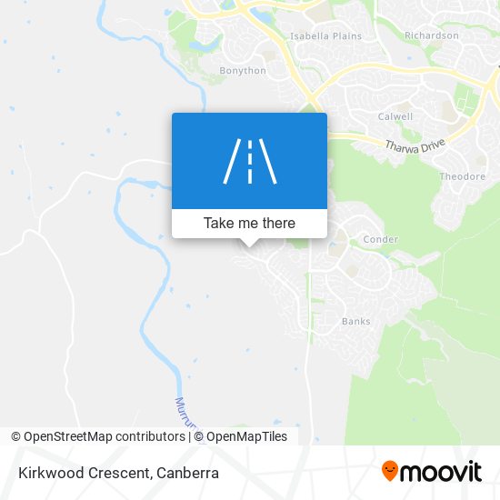 Kirkwood Crescent map