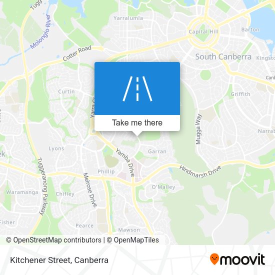 Kitchener Street map