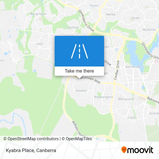 Kyabra Place map