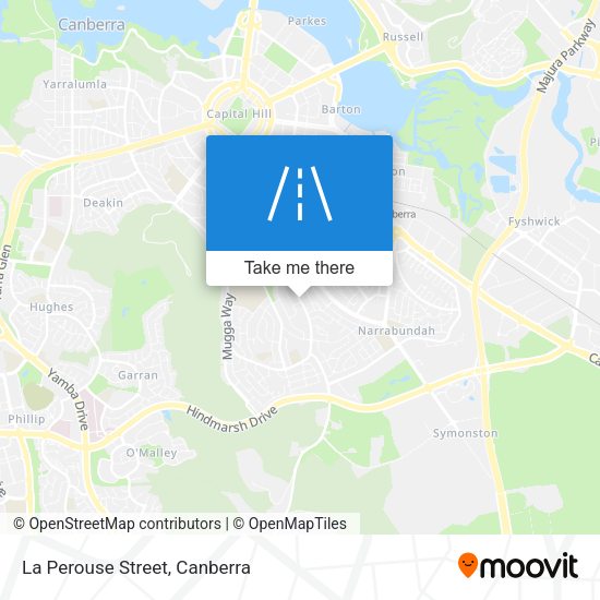 La Perouse Street map