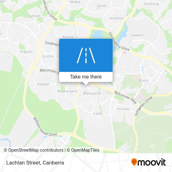 Lachlan Street map