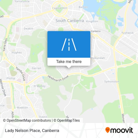 Lady Nelson Place map