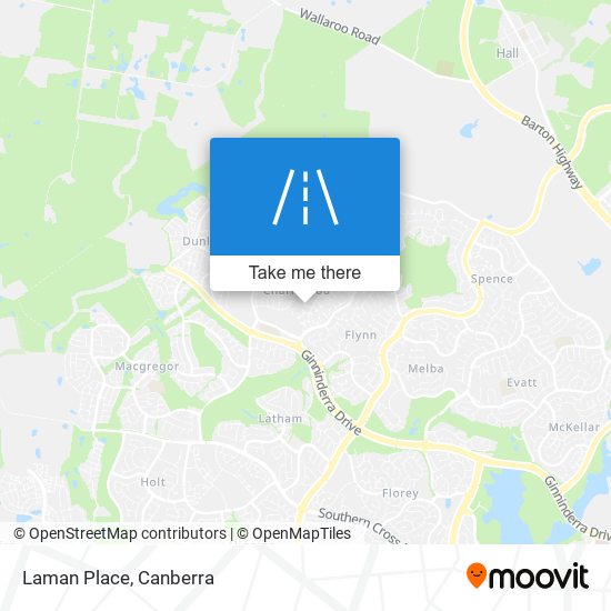 Laman Place map