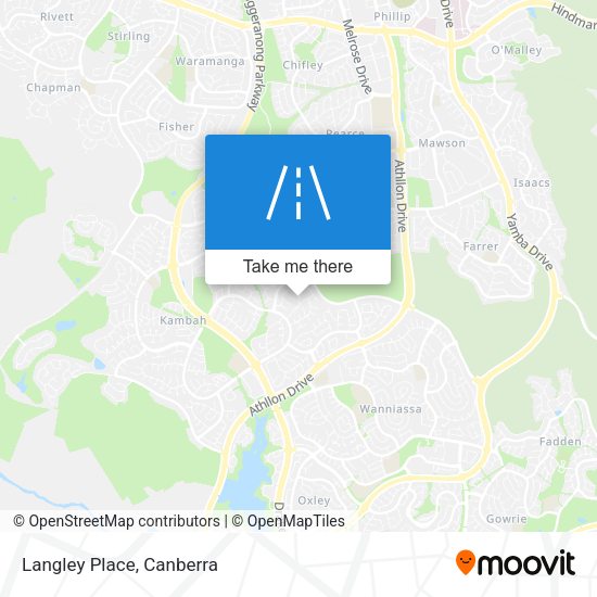 Langley Place map