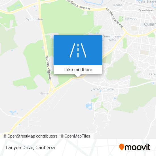 Lanyon Drive map