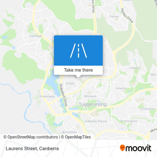 Laurens Street map
