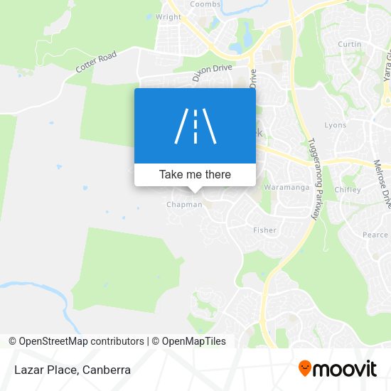 Lazar Place map