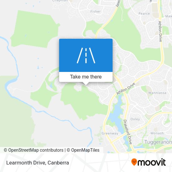 Learmonth Drive map