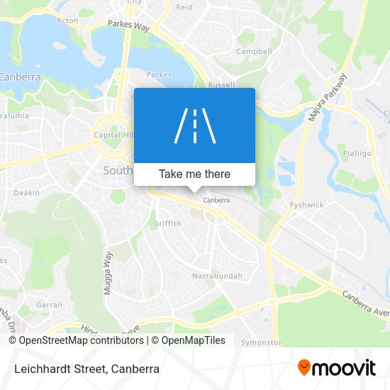 Leichhardt Street map