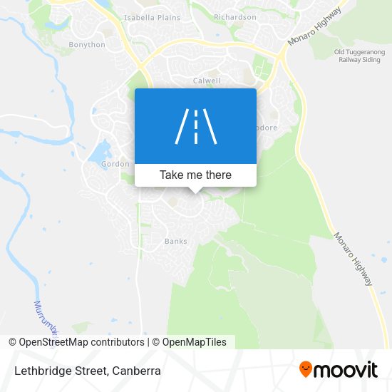 Lethbridge Street map