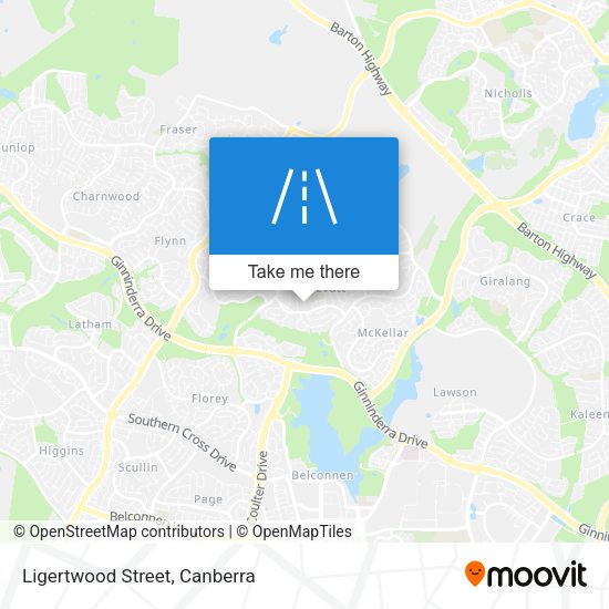 Ligertwood Street map