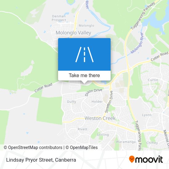 Lindsay Pryor Street map