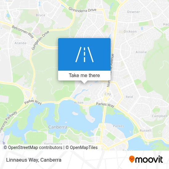 Mapa Linnaeus Way