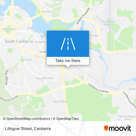 Lithgow Street map