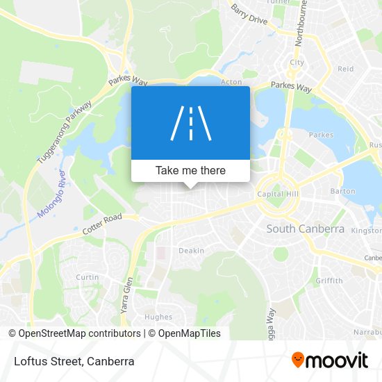 Loftus Street map