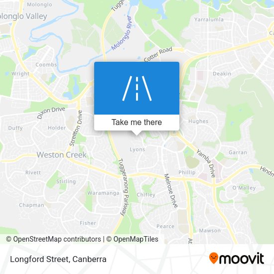 Longford Street map