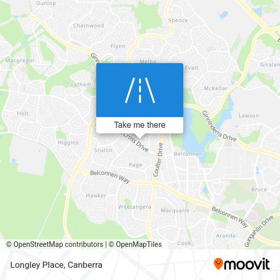 Longley Place map
