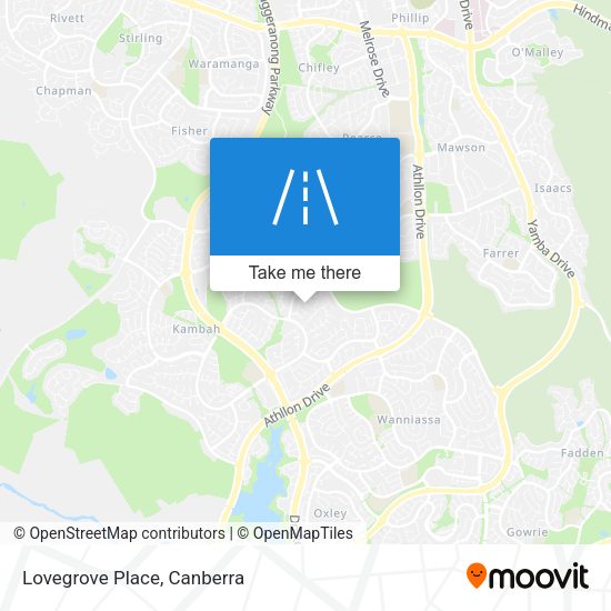 Lovegrove Place map