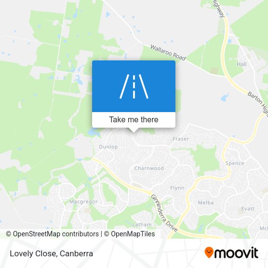 Lovely Close map