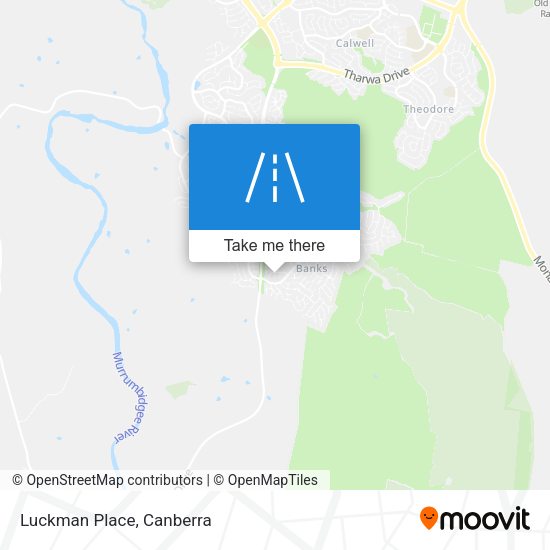 Luckman Place map