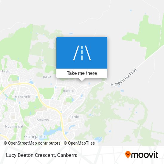 Lucy Beeton Crescent map