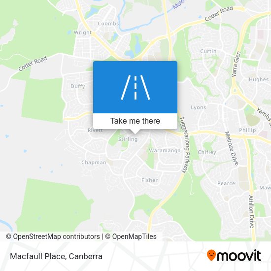 Macfaull Place map